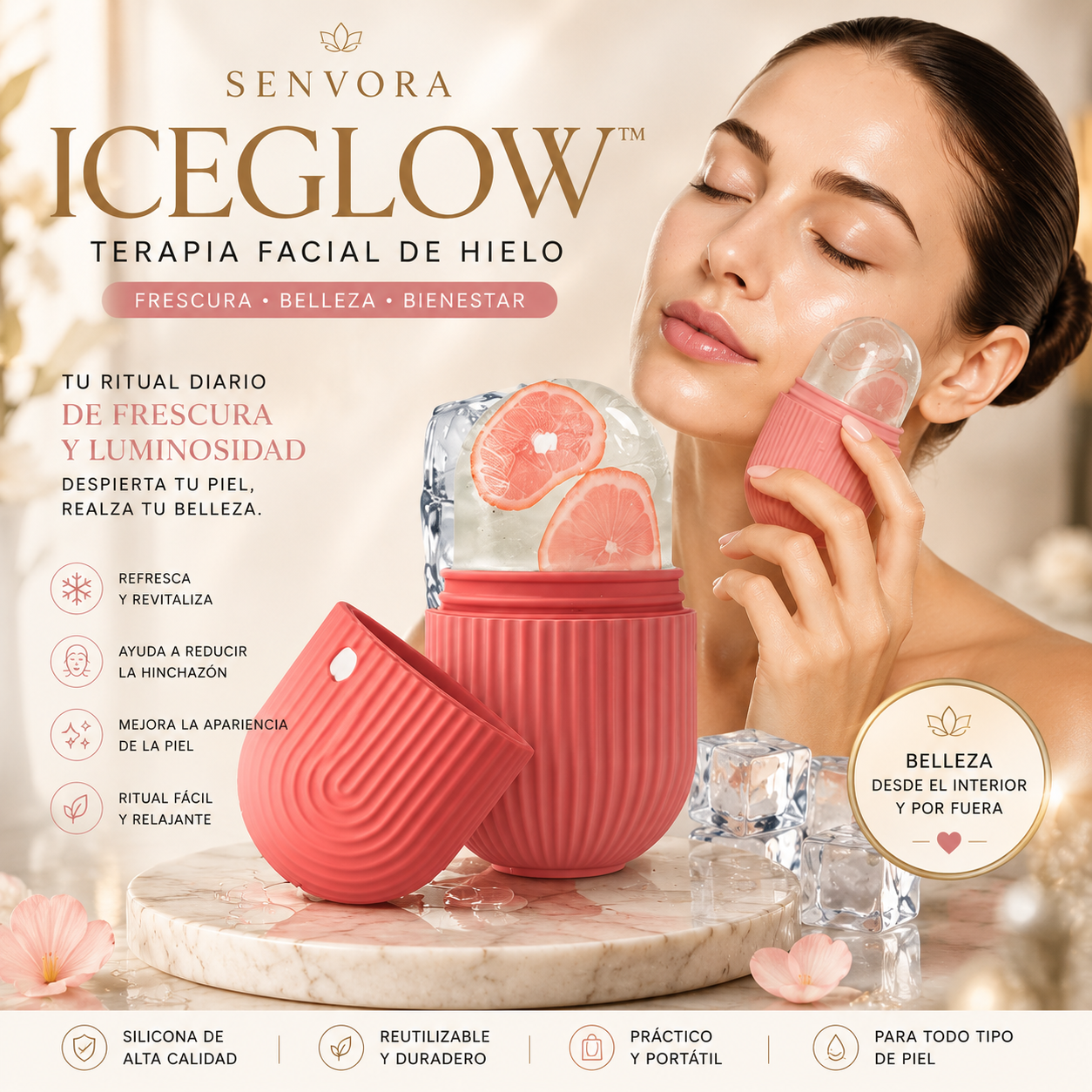 IceGlow™ | Terapia Facial de Hielo